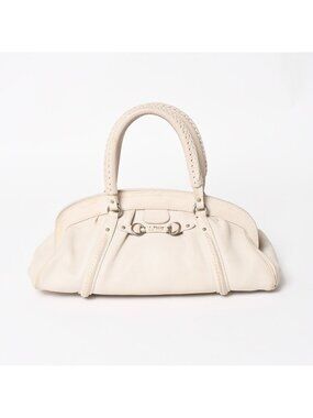 Dior Handbag White Silver